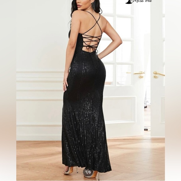 Prom dress Black XL - Picture 2 of 4